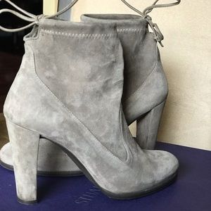 Stuart Weitzman suede booties